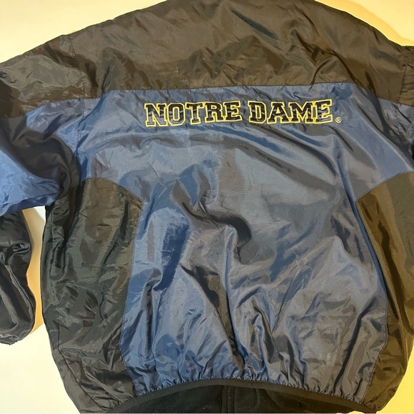 Vtg 90s Global Identity G-III NOTRE DAME Irish Jacket - Picture 5 of 13